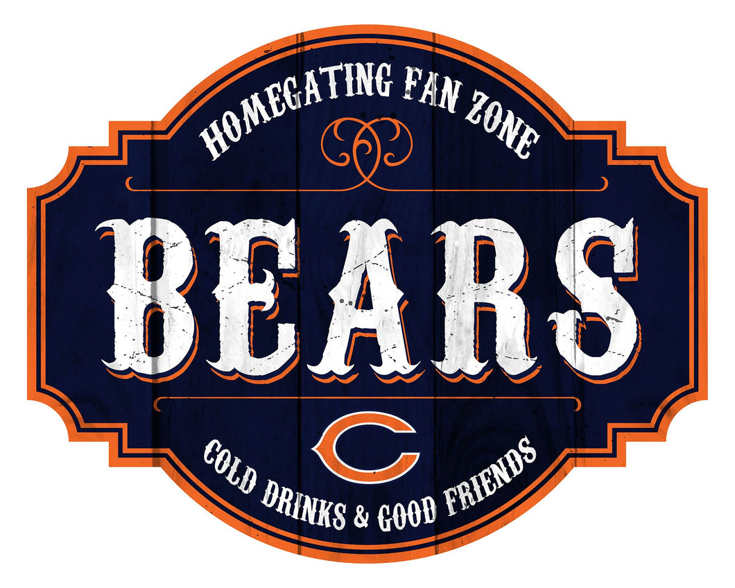 Chicago Bears Homegating Wood Tavern Sign -24