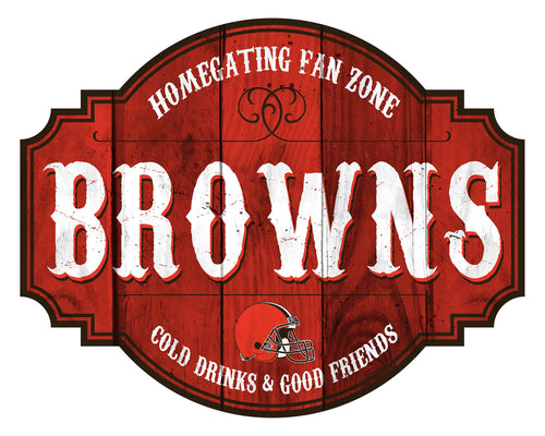 Cleveland Browns Homegating Wood Tavern Sign -24