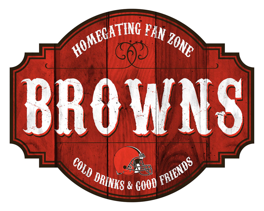 Cleveland Browns Homegating Wood Tavern Sign -24