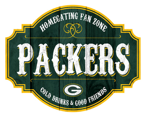 Green Bay Packers Homegating Wood Tavern Sign -12