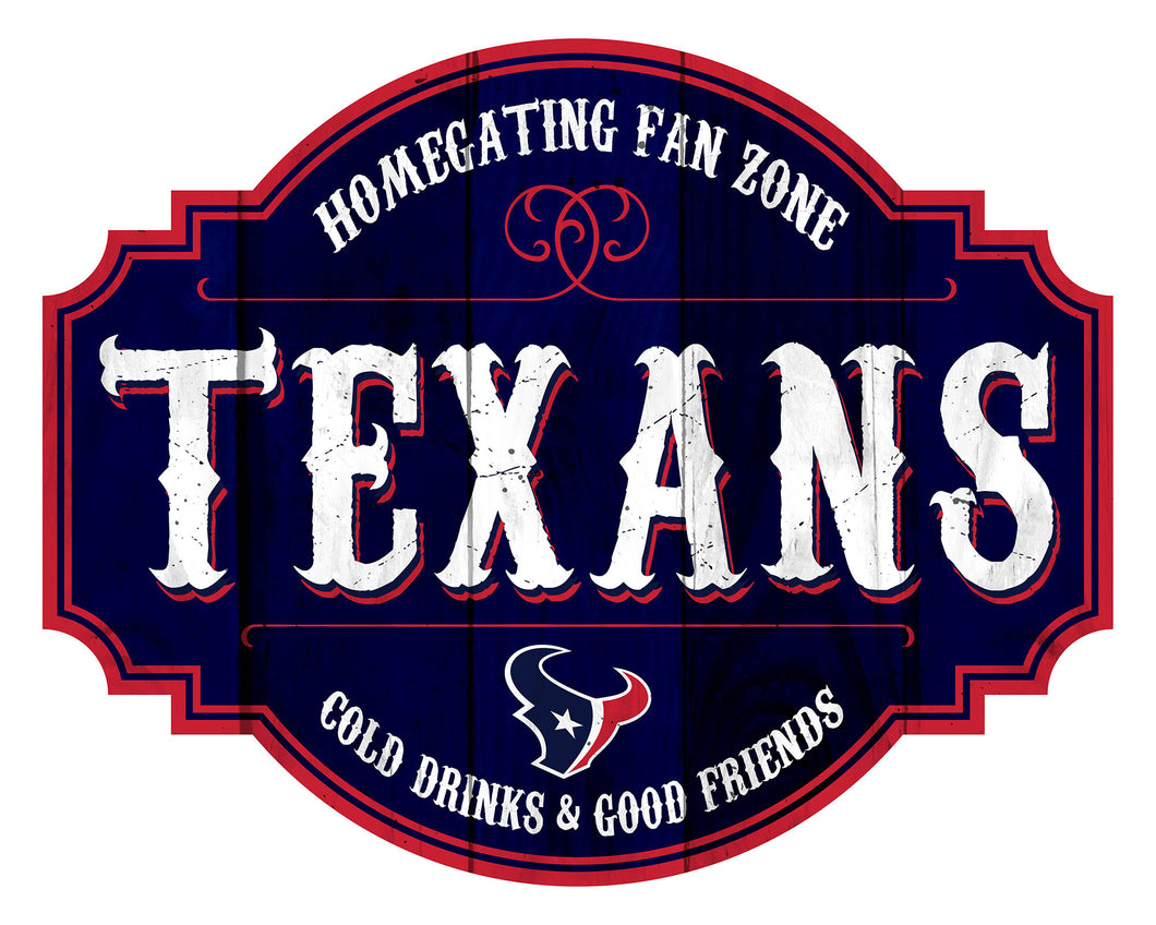Houston Texans Homegating Wood Tavern Sign -12