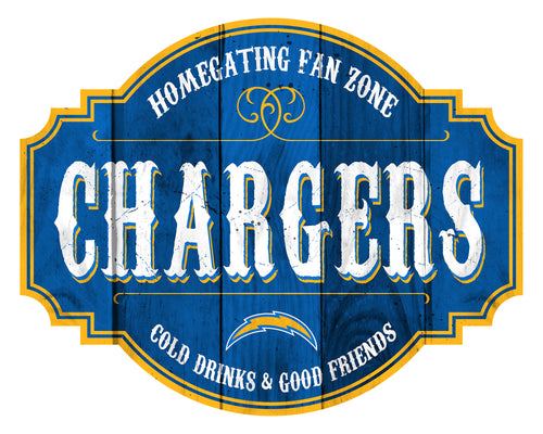 Los Angeles Chargers Homegating Wood Tavern Sign -12