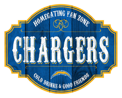 Los Angeles Chargers Homegating Wood Tavern Sign -24