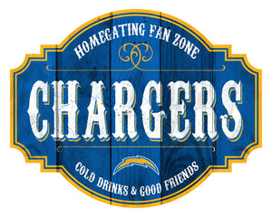 Los Angeles Chargers Homegating Wood Tavern Sign -24"
