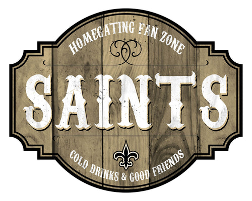 New Orleans Saints Homegating Wood Tavern Sign -24