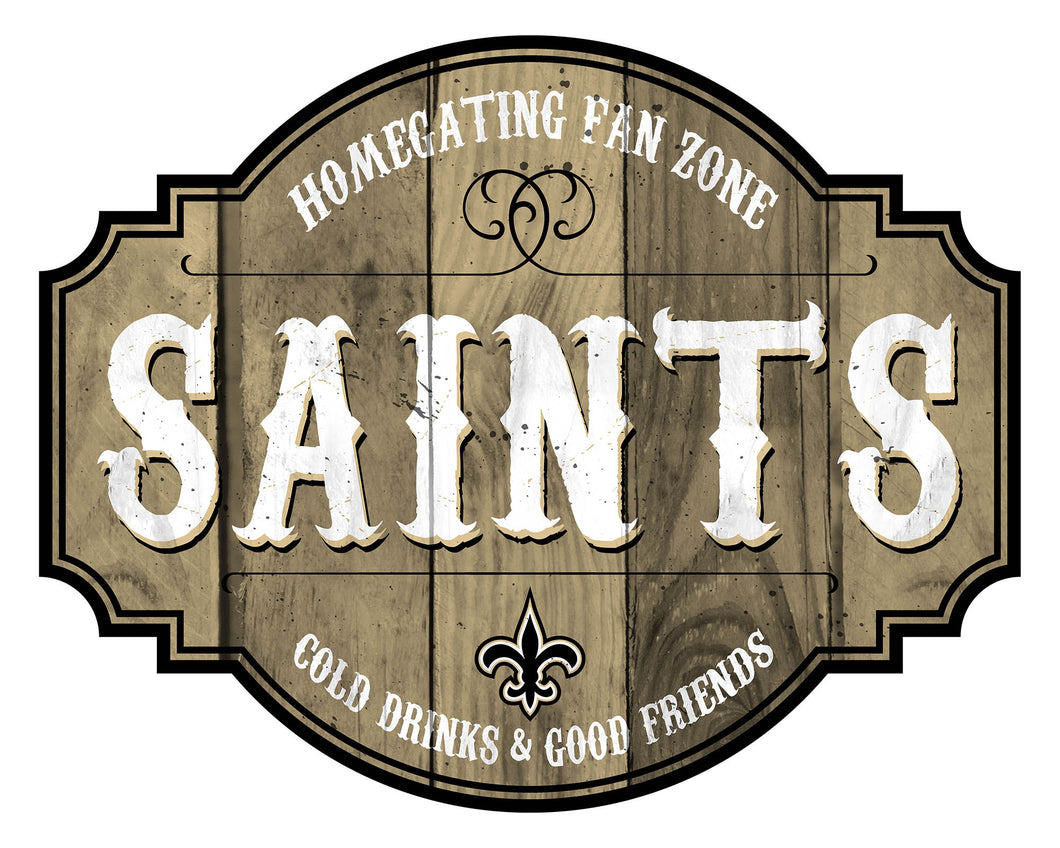 New Orleans Saints Homegating Wood Tavern Sign -12