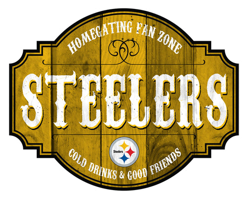 Pittsburgh Steelers Homegating Wood Tavern Sign -12