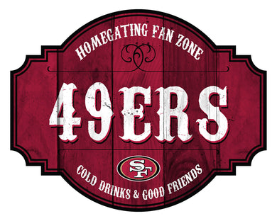 San Francisco 49ers Homegating Wood Tavern Sign -12