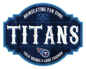 Tennessee Titans Homegating Wood Tavern Sign -12"