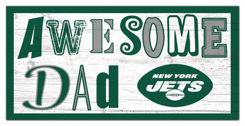 New York Jets Awesome Dad Wood Sign - 6