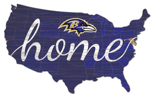 Baltimore Ravens USA Shape Home Cutout
