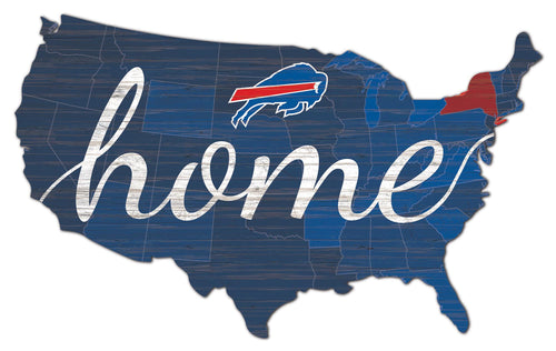 Buffalo Bills USA Shape Home Cutout