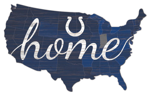 Indianapolis Colts USA Shape Home Cutout