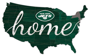 New York Jets USA Shape Home Cutout