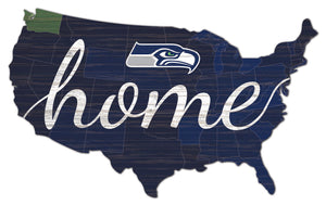 Seattle Seahawks USA Shape Home Cutout