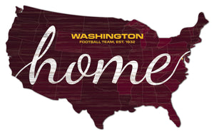 Washington Football Team USA Shape Home Cutout