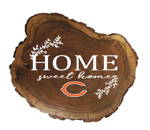 Chicago Bears Home Sweet Home Wood Slab