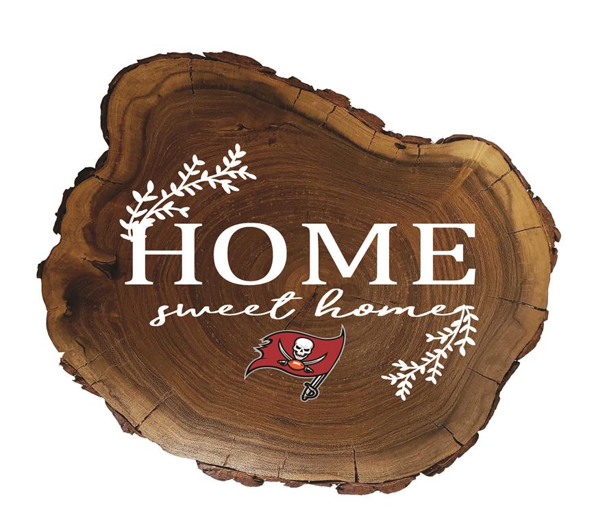 Tampa Bay Buccaneers Home Sweet Home Wood Slab