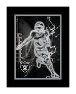 Las Vegas Raiders Neon Player Framed - 12"x16"