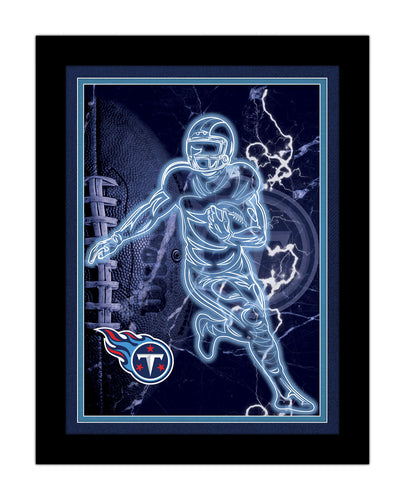 Tennessee Titans Neon Player Framed - 12