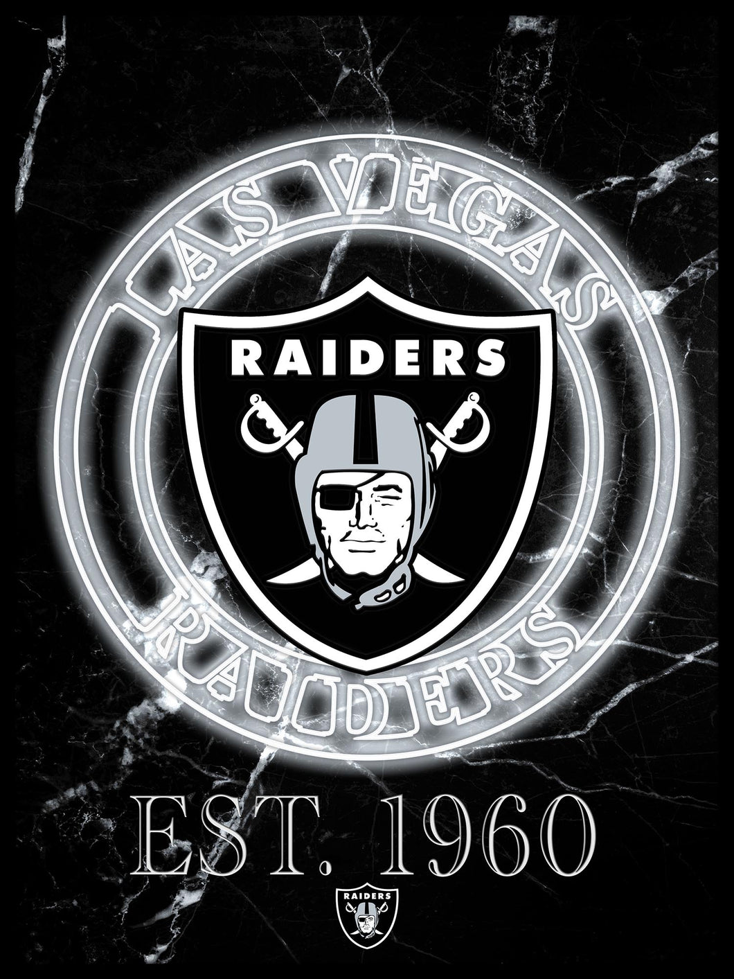 16 MDF Las Vegas Raiders Logo Cutout sign