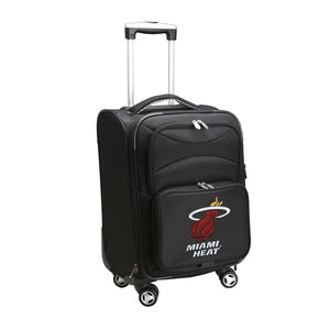 Miami Heat Luggage Carry-On 21in Spinner Softside Nylon