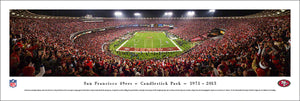 San Francisco 49ers Candlestick Park Endzone Panoramic Picture