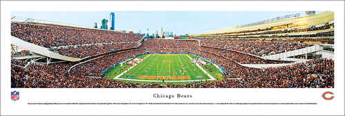 Chicago Bears Soldier Field Endzone Panoramic Picture