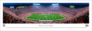 Kansas City Chiefs Arrowhead Stadium Night Game Panoramic Picture
