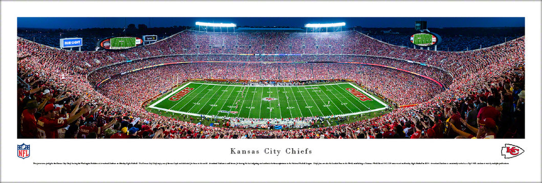 Overhead view Kansas City Chiefs Arrowhead Stadium Photograph by