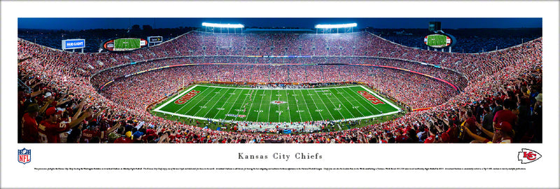 : Arrowhead Stadium home of the Kansas City Chiefs Kansas City MO  Poster Print by Panoramic Images (24 x 18): Posters & Prints