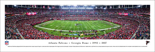 Atlanta Falcons Georgia Dome Final Game Panoramic Picture