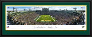 Green Bay Packers Lambeau Field End Zone Panoramic Picture