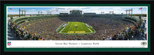 Green Bay Packers Lambeau Field End Zone Panoramic Picture