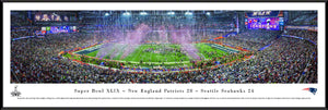 New England Patriots Super Bowl 49 Champions Panoramic Picture