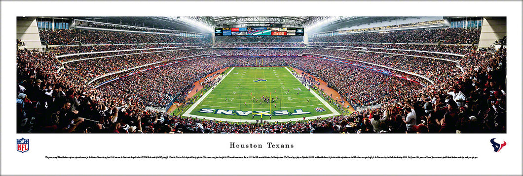 Houston Texans Reliant Stadium Endzone Panoramic Picture