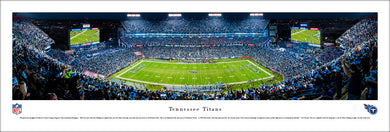 Tennessee Titans Nissan Stadium Night Panoramic Picture