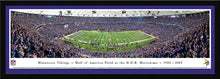Minnesota Vikings Metrodome Last Game Panoramic Picture