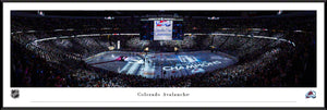 Colorado Avalanche Banner Raising Ball Arena Panoramic Picture