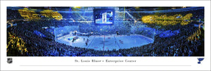 St. Louis Blues 2019 Stanley Cup Champions Banner Raising Panoramic Picture