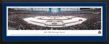 Framed, double blue-matted panorama 2014 Heritage Classic Senators vs. Canucks - Sports Fanz