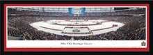 NHL fan gear framed, red-matted panorama 2014 Heritage Classic Senators vs. Canucks - Sports Fanz