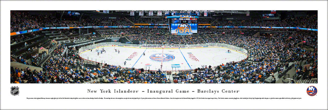 New York Islanders 6 x 12 Fans Welcome Sign