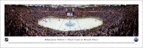 Edmonton Oilers Rexall Place Final Game Panoramic Picture