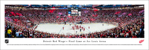 Detroit Red Wings Joe Louis Arena Final Game Panoramic Picture