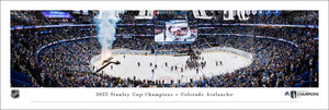 Colorado Avalanche 2022 Stanley Cup Champions Panoramic Picture