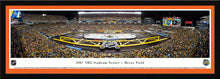NHL fan gear framed, orange-matted panorama 2017 Stadium Series Penguins vs. Flyers - Sports Fanz