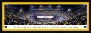 2022 NHL Stadium Series Nashville Predators vs. Tampa Bay Lightning Panoramic Picture