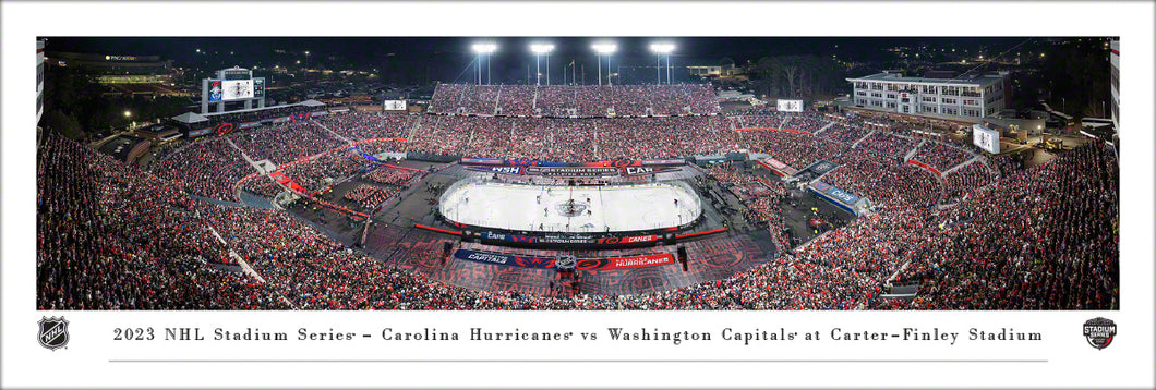 2023 NHL STADIUM SERIES HOCKEY PUCK CAROLINA HURRICANES VS