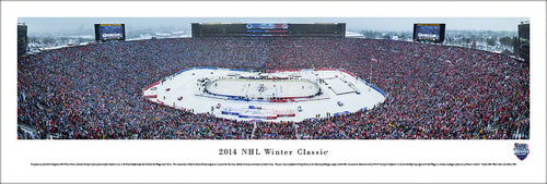 NHL fan gear unframed panorama 2014 Winter Classic Maple Leafs vs. Red Wings - Sports Fanz